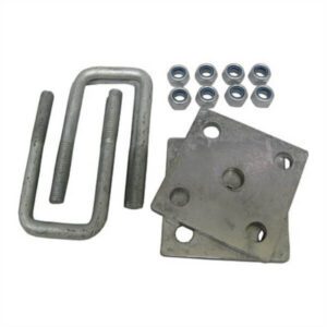 "Square Axle U Bolt Kit for CM Trailers | Durable & Reliable Springs"