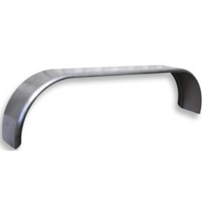 Trojan 230mm Wide - Steel Curved With Rolled Edge - Trojan - Tandem Axle Mudguard - Pair