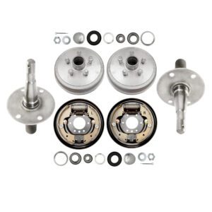 Trojan T132035 9 Inch Hydraulic Drum Brake Axle Kit 1500Kg