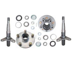 Trojan Disc Brake - Rotor Hub & Stub Only Axle Kit - Suit 2 Piece 1500Kg