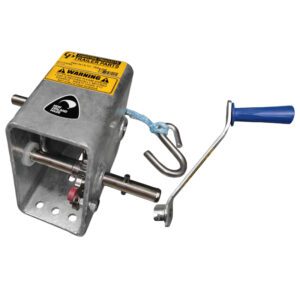 Trojan Christine Products 750kg Capacity Boat Trailer Winch - 5:1/1:1 Ratio - Rope