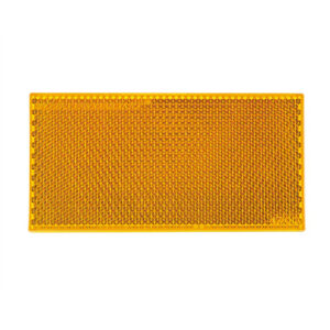 Trojan Amber Reflector Self-Adhesive - 100x50x6.5mm
