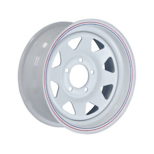 Trojan T535038 Wheel 14 Inch White 5 X 4 1/2 Inch Pcd