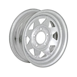 Trojan T535041 Wheel 14 Inch 5X 4 3/4 Inch 8 Spoke Galv