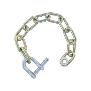 Trojan T869810KIT Chain 8mm H/T Zinc Plated 10 Link & Wash/Shackle