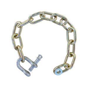 Trojan T869812KIT Chain 8mm H/T Zinc Plated 12 Link - Wash/Shackle