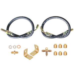 Trojan TPT1021DM DeeMaxx Rubber Brake Hose Kit For Single Axle Disc Brakes