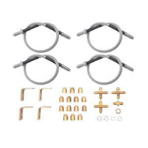 Trojan TPT10222 Stainless Steel Brake Hose Kit for Tandem Axle 3000kg