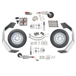 Trojan Trailer Kit 1500Kg Single Axle Less Axle