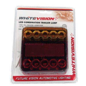 Whitevision CRL20LEDVLHB Left Tail LED 100x100mm 10-30V 400mm Wire