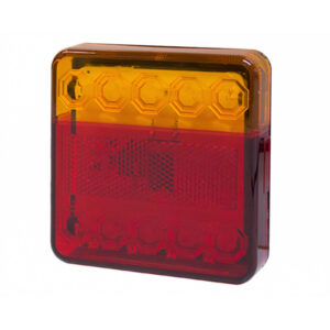 Whitevision CRL20LEDVLHX Left Tail LED 100x100mm 10-30V 400mm Wire